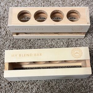 Saje Wooden Essential Oil Holder - Natural Wood